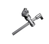 Uqezagpa Torreta de aleación de aluminio para señuelos de jaula de peces, soporte ajustable para caña de pescar, soporte para silla de pesca, soporte para paraguas, señuelos de aleación de aluminio