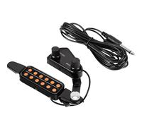 Uqezagpa Transductor de repuesto para pastilla de 12 orificios de sonido, para guitarra