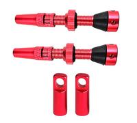 Uqezagpa Tubeless Value Stem - Kit de válvulas para bicicletas de 60 mm con herramienta de extracción de núcleos de valor integrada y tapas para bicicleta