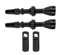 Uqezagpa Tubeless Value Stem - Kit de válvulas para bicicletas de 60 mm con herramienta de extracción de núcleos de valor integrada y tapas para bicicleta