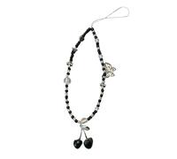 Uqezagpa Unique Designs - Cadena móvil de cuentas de cereza, materiales suaves y resistentes, portátil para entusiastas de la moda, uso diario casual, elegante accesorio para mujer, talla única, como