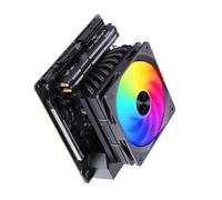 Uqezagpa UT75 - Solución de refrigeración de CPU con 8 tubos de calor y mecanismo de prensa hacia abajo para mejorar la disipación del calor y el ventilador de refrigeración