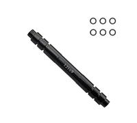 Uqezagpa Varilla de conversión de aleación de aluminio de alta calidad para bicicleta, eje pasante, horquilla delantera, pinchos para un ajuste eficiente de los bujes de bicicleta, pieza ligera