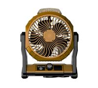 Uqezagpa Ventilador USB, fuerte flujo de aire USB ventilador de escritorio con viento ajustable, refrigeración silenciosa, tienda de campaña familiar y amigo