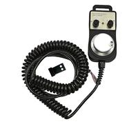 Uqezagpa Volante electrónico de 4/6 ejes, generador pulsado manual de 5 V con interruptores de parada de emergencia de alta resistencia de aislamiento