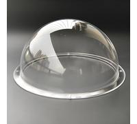 UQISOVI Cubierta protectora de acrílico transparente de 8.6 pulgadas, cristal protector hemisferio transparente para cámaras de seguridad de vigilancia, tapa de lente de plexiglás de repuesto CCTV con