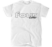UQSQYDIYO Four LOKO Logo - White T-Shirt White