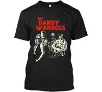 UQSQYDIYO Limited The Dandy Warhols American Garage Music Members Logo T-Shirt S-4XL. Black XS Mens