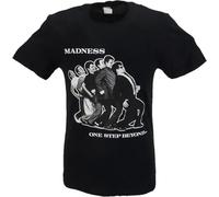 UQSQYDIYO Mens Black Madness One Step Beyond Funny t Shirts for Men