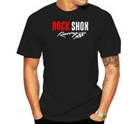 UQSQYDIYO Shox Mountain Bike T-Shirt Moutain MTB Bike Mens T-Shirt Black