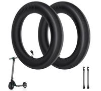 UQTUKO E Scooter Manguera 8 1/2 x2, 2 unidades de 8,5 pulgadas E Scooter Manguera espesada con válvula de 45 ° Doble Fuerza Scooter Tubo de repuesto para Xiaomi M365/Pro2/Pro/1S/Essential/Mi3