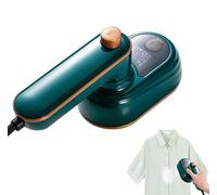 UQTUKO Mini Plancha Ropa de Vapor, Plancha de Viaje Portátil con Tanque de Agua de 50ML Ferro da Stiro Viaggio Mini Ferro da Stiro Multiuso per Casa e Viaggi (verde)