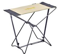 Uquip Taburete plegable Fancy Boulder I Taburete plegable de camping con 100 kg de capacidad de carga I Taburete compacto plegable de acero y poliéster I Taburete para camping, senderismo, ciclismo