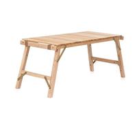 UQVUFIYJ Mesa Plegable portátil for Picnic al Aire Libre for Acampar Mesa de Madera Maciza con diseño de Rollo de Huevo Ideal for Viajes Familiares y barbacoas Liviana y Duradera Fácil de Transportar