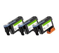UQXJK PrintThead para 72 C9380A C9383A C9384A Compatible con T770 T790 T1120 T1200 T1300 T620 T610 T1100 T2300 Impresoras(1SET - 3 PC)