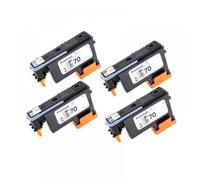 UQXJK Reemplazo de Cabezal de impresión Compatible para 70 Impresiones de impresión con C9404A C9405A C9406A C9407A y DesignJet Z2100 Z5200 Z3100 Z3200 Impresoras(1 Set)
