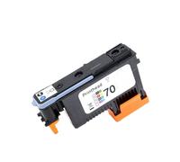 UQXJK Reemplazo de Cabezal de impresión Compatible para 70 Impresiones de impresión con C9404A C9405A C9406A C9407A y DesignJet Z2100 Z5200 Z3100 Z3200 Impresoras(1PCS MBK and Cyan)