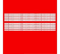 UQXJK Tira LED compatible con 55H8C 55K3300UW H55M3000 H55M3300 HE55K3300 H55MEC33350UK 55LBU591C 55LB591U 55_HD550DU-B52_10X7_30C_V0 TV modelos de televisión(50PCS FOR 5 TV)