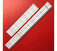 UQXJK Tira LED compatible con U55D7200E U55D7300E RTV55Z1USM LE-55Z1 IP-LE410885 ST-5540US K55DLX9US SW-LED55UA402 JL-D55052330-006AS-M V01(50PCS FOR 5 TV)