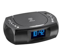 Karcher UR 1309D - Radio Despertador Digital con Reproductor MP3/CD y Dab Plus Radio, Despertador con Dos alarmas Ajustables, Pantalla Regulable, Radio Reloj, función de Carga USB, Radio Negra con