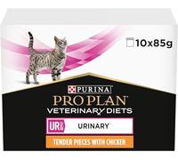 UR St/Ox Urinary Pollo | Alimento húmedo para gatos | 10 x 85 g | Purina Pro Plan Veterinary Diets | Alimento dietético completo | Disolución de urolitos de estruvita