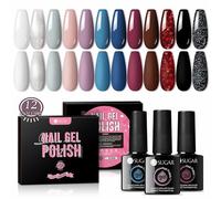 UR SUGAR 7ML Pintauñas Semipermanentes Esmalte Semipermanente para Gel UV LED Gel Uñas Esmaltes Permanentes para Uñas Gel Polish Nail Kit Semipermanentes12PCS