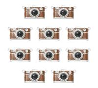 UR URLIFEHALL 10 dijes de cámara digital esmaltados vintage para hacer collares, pulseras, pendientes, llaveros, manualidades