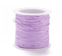 UR URLIFEHALL 90 m de cuerda de nailon trenzado lila de 0,8 mm para colgar en la pared, colgar plantas, manualidades, decoración de punto