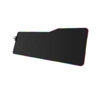 Hama uRage Rag Illuminated XXL Negro - Alfombrilla de ratón (Negro, Monótono, Tela, Multicolor, Base antiderrapante, Alfombrilla de ratón para juegos)
