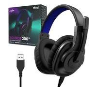 uRage - Auriculares para Videojuegos (con certificación DTS X, Micro Flip to Mute, Cable USB-A Uflex extraíble, Auriculares Micro optimizados para PC y PS5), Color Negro