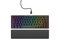 uRage Exodus 760 - Teclado para juegos (mini), diseño compacto, conmutadores Outemu Red Switches, diseño QWERTZ, negro