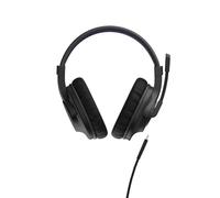 uRage SoundZ 100 V2 - Auriculares de Diadema para Videojuegos, multiplataforma, para PS4, PS5, PC, Xbox, Ordenador portátil, Smartphone, Color Negro