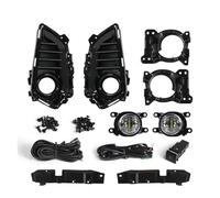 URAGER 車のフォグランプ Faros Antiniebla LED DRL Para Toyota Para Yaris Para Ativ Para Vios 2022 2023 Luces Circulación Diurna Parachoques Delantero Cubierta Arnés Cables Luces Antiniebla Coche(Fog Set Kit)