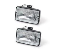 URAGER 車のフォグランプ Luz Antiniebla Delantera Para Parachoques Coche LuzCirculación Diurna Para Peugeot 205 Para GTI Para CTI 106 306 Para Mi16 Foco Para H3 Luces Antiniebla Coche(2pcs Clear)