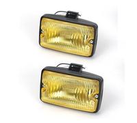 URAGER 車のフォグランプ Luz Antiniebla Delantera Para Parachoques Coche LuzCirculación Diurna Para Peugeot 205 Para GTI Para CTI 106 306 Para Mi16 Foco Para H3 Luces Antiniebla Coche(2pcs yellow)
