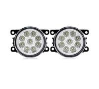 URAGER 車のフォグランプ Luz Antiniebla LED Para Fiat Para Panda Para Punto Para Evo 09-12 500 1.4L L4 12-15 Para Sedici 09-16 Lámpara 8000LM 30W 12V Luces Antiniebla Coche(9 Led White)