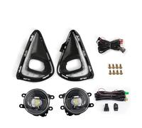 URAGER 車のフォグランプ Para Toyota Para Corolla Para Axio 2018-2021 Faros Antiniebla LED DRL Luces Circulación Diurna Parachoques Delanteros Cubiertas Halógenas Luces Antiniebla Coche(DRL Fog LED Set A)