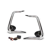 URAGER 車のフォグランプ Para Toyota Para Corolla Para Sedán 2019 2020 2021 2022: Luces Diurnas LED Delanteras Faros Antiniebla Señalización Con Cubiertas Cromadas Luces Antiniebla Coche(DRL Only)