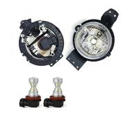 URAGER Cristal Faro Antiniebla Para Para R60 Para Hatchback Para Mini Para R61 Para Coupé 2010-2016 Luz Parachoques Delantero 63179802163 Luces Antiniebla Coche(Pair With LED S10)