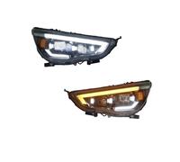 URAGER Faro Delantero Faros Coche Para Mitsubishi Para ASX Para Deslumbrante 2013-2017 2018 2019 Conjunto Faros Completos LED Actualización Kit Accesorios Lentes Proyector Faros Delanteros