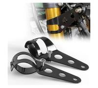 URAGER Faros Delanteros Faro LED Para Motocicleta De 7 Pulgadas Luz De Cabeza Redonda De 7,5 "para Café Para Corredor Para Bobber Universal Faro Delantero(Only Bracket)