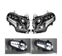 URAGER Faros Delanteros Faros Led Para Motocicleta Con DRL Para GoldWing 1800 GL1800 2001-2010 2011 2012 2013 2014 2015 2016 2017 Conjunto Faros Faro Delantero(Black Headlight)