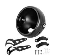 URAGER Faros Delanteros Ojos Ángel Halo Negros 5,75 Pulgadas Para Sportster 1200 883 Para Street 500 750 5-3/4 "proyector Faros Led Para Motocicleta Faro Delantero(Only Housing)