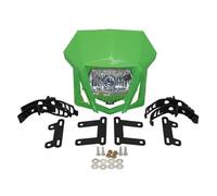 URAGER Faros Delanteros Placa De Faro Para Motocicleta WR450F YZ250F XT250X XT600 TTR250 Accesorios Para Moto Cross Para Enduro Faro Para Motocross Faro Delantero(Green)
