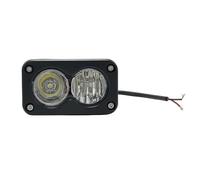 URAGER Foco 3 Pulgadas Para Portaequipajes Techo Para Motocicleta, Camioneta, LED Blanco Y Amarillo, Luz Trabajo Para Conducción Faros Motocicleta Luces(Blanco)