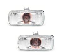 URAGER Intermitente lateral LED Lámpara Señal Giro Lateral Para Dodge Caliber Nitro Lámpara Repetidora Lateral Para Grand Señal Guardabarros(L and R)