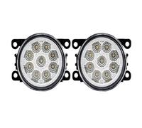 URAGER Para Mitsubishi Para Colt Para Hatchback Para CZC Para Convertible Para Triton ML Para MN Para ASX 2004-2012 Faro Antiniebla LED 8000Lm 30W 12V Luces Antiniebla Coche(9 Led White)