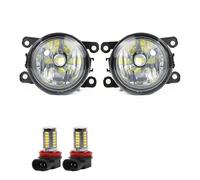 URAGER Para Opel Para Vauxhall Para Astra HG Para Mk5 Para VXR Para Agila 2004-2010 Conjunto Faros Antiniebla Luz Antivaho Parachoques Delantero Luces Antiniebla Coche(Pair With LED A L10)