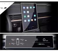 URAGER Película De Vidrio Templado Para Protección De Navegación Y Salpicadero De Pantalla Táctil Para Toyota Para BZ3 2023-2024 Protector Pantalla Transparente(Dashboard and gps)