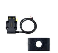 URAGER Porta Movil Manillares Soporte Navegación GPS para Teléfono Aventura Carga Inalámbrica Compatible con para R1200 R1250 R1300 F750 F850 GS CRF1000L 12 Mm 16 Mm 22 Mm.(Yellow - 12mm)